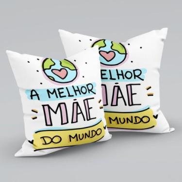 Imagem de Capa Para Almofada Dia das Mães Homenagem Mãe Presente 01 Peça - MANIA