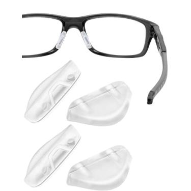 Imagem de HILEEN Almofadas de nariz de substituição para Oakley Crosslink|Chanfro|Splinter|Airdrop|Plank 2.0|Voltagem|Hyperlink|Fenceline|aterrado|Turbina XS|Mainlink MNP|Cloverleaf MNP óculos 2 pares - ajuste