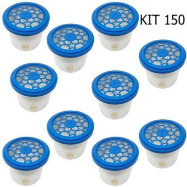 Imagem de Kit 150 Pote Anti Umidade Evita Mofo Mau Cheiro Tampa  - BCM BRASIL, A