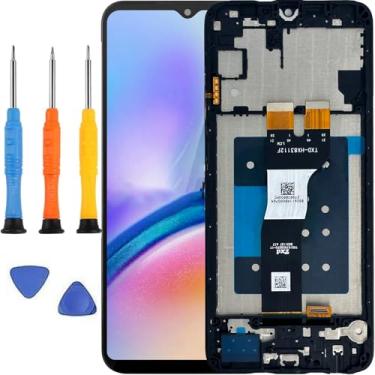 Imagem de Tefnkiee Substituição de tela para Samsung Galaxy A05S 5G para Samsung A05S substituição de tela com moldura para Samsung A05S SM-A057F A057M A057G Display LCD digitalizador montagem de tela sensível