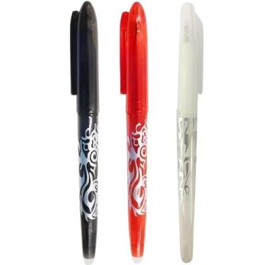 Imagem de Caneta Apagavel Kit 3 Canetas Fantasminha Para Tecido Artesanato Marca