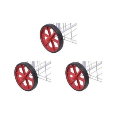 Imagem de Kit C/3 - Roda Para Carrinho De Feira - KAORI