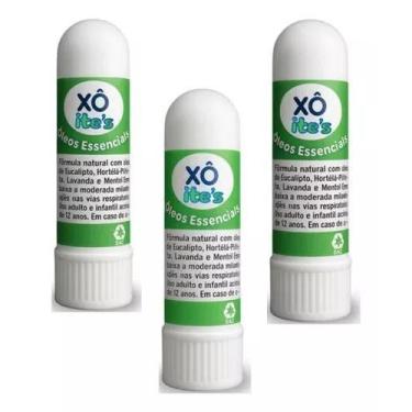 Imagem de Inalador Óleos Essencais Uso Nasal Alívio Congestão Kit C/3 - Xô Ites,