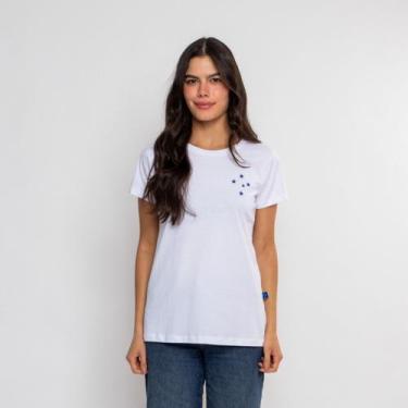 Imagem de Camiseta Baby Look Oficial Cruzeiro Classic Algodão - Surf Center, Bra