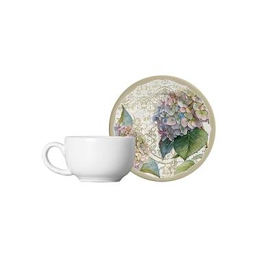 Imagem de Conjunto Alleanza de 6 Xicaras Café c/pires Hortênsia