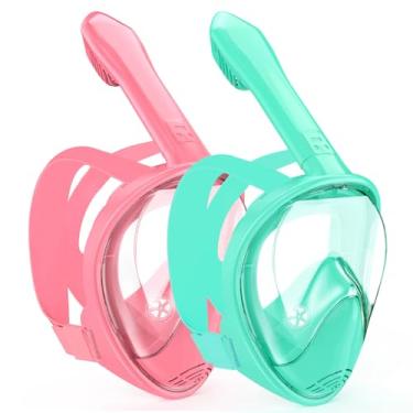 Imagem de Hydiview Máscara De Mergulho Infantil Com Snorkel, Equipamento De Mergulho Para Crianças De 2 A 14 Anos Com Suporte Para Câmera, Conjunto De Mergulho Com Snorkel Com Vista Panorâmica De 180 Graus, A