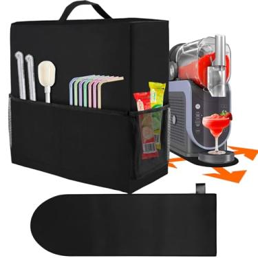 Imagem de Kits de capa contra poeira e almofada deslizante para máquina Slushie, bolsa de tecido Oxford 600D com bolso, tapete deslizante rápido e suave, compatível com máquina Ninja Frozen Slushie FS301C/FS301