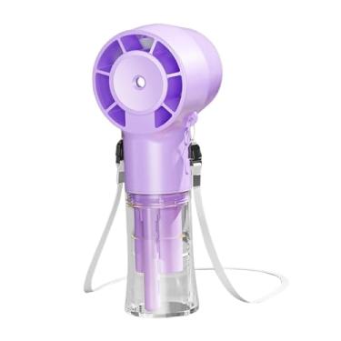 Imagem de Wswqop Pulverizar fã de mão portátil portátil fã de umidificador de ventilador para caminhada de quarto externo, Tolet
