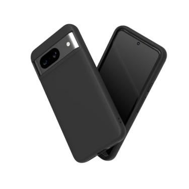 Imagem de RhinoShield Capa compatível com [Pixel 8] | SolidSuit - Capa protetora de design fino absorvente de choque com acabamento fosco premium 3,5 m/proteção contra quedas de 3,4 m - Preto clássico