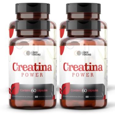 Imagem de Creatina Power - 3g com 60 cápulas - 4 potes