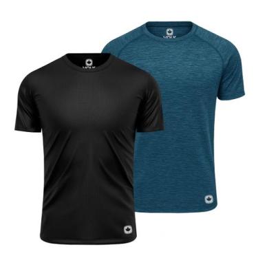 Imagem de Kit 2 Camisa Térmica Masculina DryFit Proteção Segunda Pele - Volk, Pr