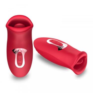 Imagem de Vibrador Formato De Boca 10 Modos De Sucção E 10 Modos De Estimulação Orgasmos Intensos e Prazer Realista