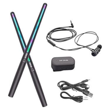 Imagem de Amagogo Drum Eletrônico Conjunto com Conversor Resistente a Ar de Bateria de Ar Leves de Tumultos para Iniciantes Drummers Gift, Sem Pedal