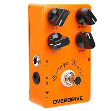Imagem de Pedal de Overdrive Compacto para Guitarra Elétrica Com Concha de Alumínio e Controle Versátil Som