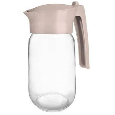 Imagem de Jarra de Vidro 1L com Tampa Plástica p/ Suco e Água - 123útil