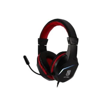 Imagem de Headset Gamer New Hero Ultron, RGB, 3.5mm, Drivers de 40mm, Múltiplas Plataformas, Preto e Vermelho