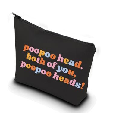 Imagem de WCGXKO VPR Gift Reality Gift Poopoo Head both of you Poo Poo Head Zipper Bolsa de Maquiagem, ambos, Zíper