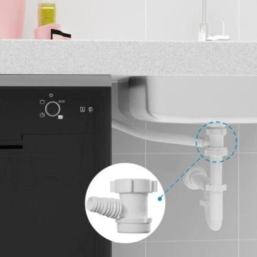 Imagem de Adaptador para Máquina de Lavar Louça Ligação Máquina com Sifão - Astr