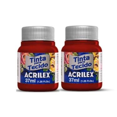 Imagem de Tinta Para Tecido Fosca Acrilex 37ml 2 Unidades Artesanato Fixação Frio Alta Cobertura – Fixação a Frio e Alta Cobertura Com Acabamento Fosco, Este Kit É A Escolha Perfeita Para Quem Busca Qualidade (Purpura 550)