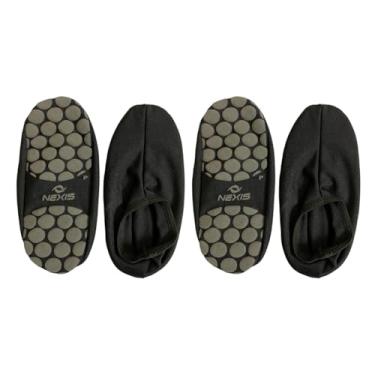 Imagem de Kit 2 Meia Sapatilha Hidroginástica Antiderrapante Hidro e Piscina (Preto, M)