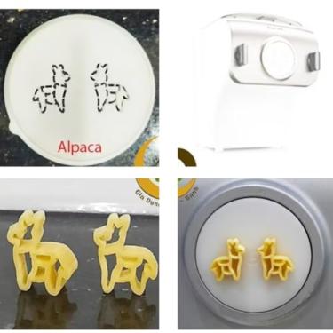 Imagem de PASTADISC Disco em forma de macarrão em forma de alpaca de animal infantil adequado para máquina automática de macarrão e macarrão Philips, disco compatível com acessório de máquina de macarrão