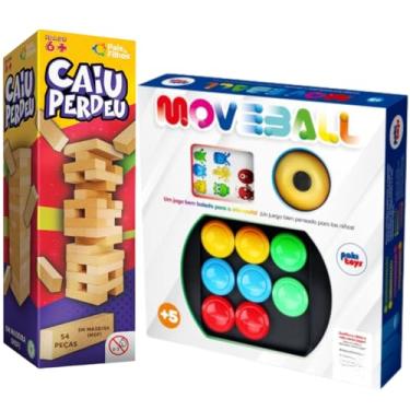 Imagem de Jogo Move Ball Botões Caiu Perdeu Brinquedo Torre Educativo
