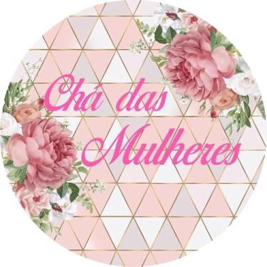 Imagem de Painel Festa Redondo C/Elastico 1,50m Chá das Mulheres (CHMULH003)