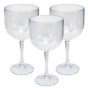 Imagem de 30 taças de Gin 450ml Transparente Gin Tônica Acrílico Premium