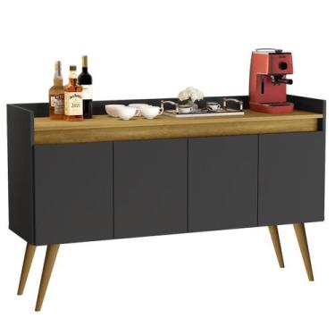 Imagem de Aparador Sala De Estar Hall De Entrada Buffet Cantinho Café Luxo 4 Por