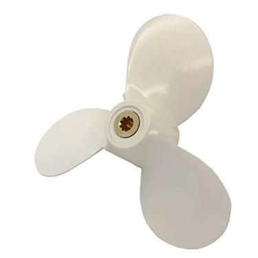 Imagem de Hélice de barco 7 1/2x7-BA para motor de popa Yamaha 4HP 5HP 6HP/ Hélice externa para motor Yamaha 2/4 tempos 6E0-45943-00-EL 7.5x7