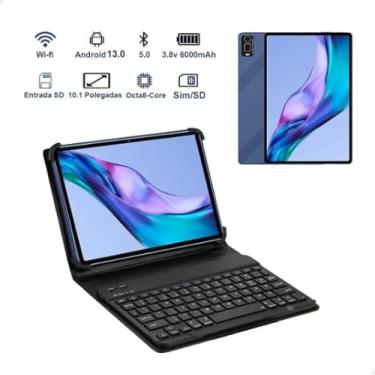 Imagem de Tablet E1038 Completo – 6GB RAM, 128GB, Tela Touch 10.1", Teclado + Capa Inclusos