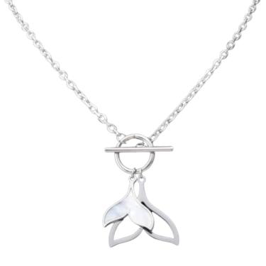 Imagem de Colar De Cauda Sereia em Aço Inox Antialérgico Joia Delicada E Moderna para Mulheres