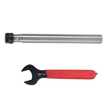 Imagem de Fafeicy Baixa Aceleração Ferramenta de Precisão -Extender de Manga/eixo de Spacer para Máquina de Ninhada CNC e Controles Duráveis e Finos de Moagem Adequados para ER11 (C16-er11a-150l)