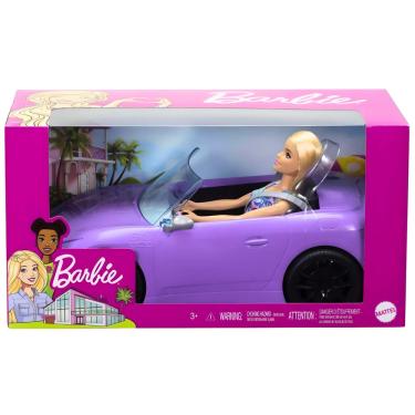 Imagem de Boneca Barbie Estate com Carro Conversível Roxo HBY29 Mattel