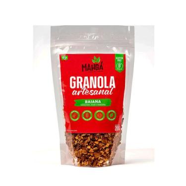 Imagem de Granola Mahgá Sem Glúten Sabor Baiana Cocadinha Maçã e Sementes - 200g