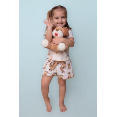 Imagem de Pijama Infantil Menina Algodão Curto Dog's - Pink Dream, 12