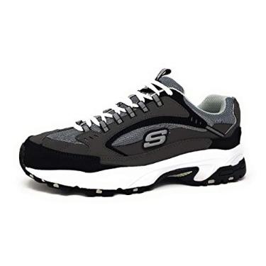 Imagem de Skechers Stamina Nuovo masculino, Carvão/Preto, 42