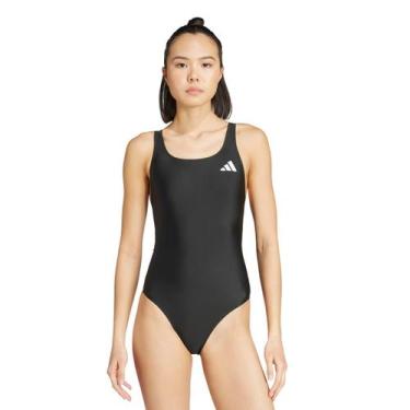 Imagem de Maio Adidas V-Black Essentials Feminino JM8152 PRETO/BRANCO, PRETO/BRA
