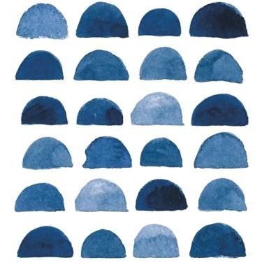 Imagem de Papel De Parede Adesivo Aquarela Moderno Geométrico 3m