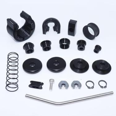 Imagem de Kit completo de bucha de atualização para VW Golf Mk4 Kit de aprimoramento manual de caixa de engrenagens de transição ajustador de alavanca de câmbio correção de extremidade 1K0711699 1J0711550