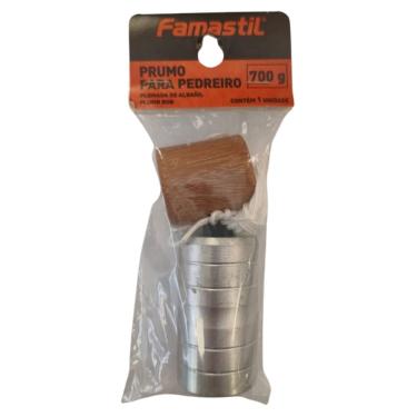 Imagem de Prumo Metálico 700g Famastil