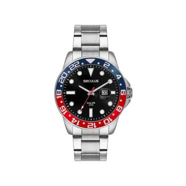 Imagem de Relógio Seculus Prata Masculino 44210G0SVNA1