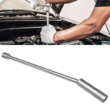 Imagem de QKYS Soquete magnético para vela de ignição de 14 mm de 9/40.6 cm, ferramenta de remoção de soquete de vela de ignição de parede fina de 12 pontos, rotação de 360 graus, acessórios automotivos para a
