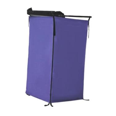 Imagem de UGPLM Tenda de chuveiro lateral para veículo, barraca de banheiro, abrigo de privacidade para banheiro para acampamento, trailer, viagem, automotivo, Azul Profundo