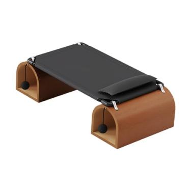 Imagem de WeiLaiKeQi Cama Elevada para Gatos, Espreguiçadeira, Estável, com Travesseiro, Antiderrapante, Rede Portátil para Gatos, Berço para Animais de Estimação, para Qu, Preto