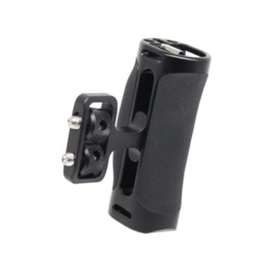 Imagem de Generic Gaiolas da câmera alça lateral garra de mão universal sem deslizamento slicone 1/4 "thread com montagem de sapato frio para fotografia, Preto