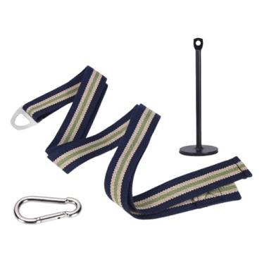 Imagem de Deevoka Alça de treinamento para queda de braço, cabo fortalecedor para mãos e braços, fixação para máquina, pulseira, Azul Verde Bege