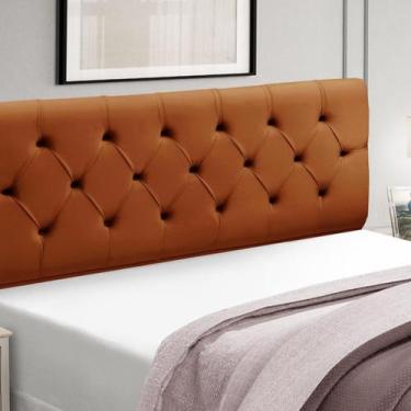 Imagem de Cabeceira Cama Box Estofada Madeira Queen Size Realeza - D'Julia, Terr