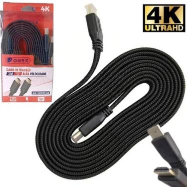 Imagem de Cabo Hdmi 3M Ultra Hd 4K Computador Xbox Ps4 Televisores - Lippin