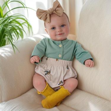 Imagem de Vinil macio e fofo de 20 polegadas da Reborn Baby Doll BABESIDE com ac